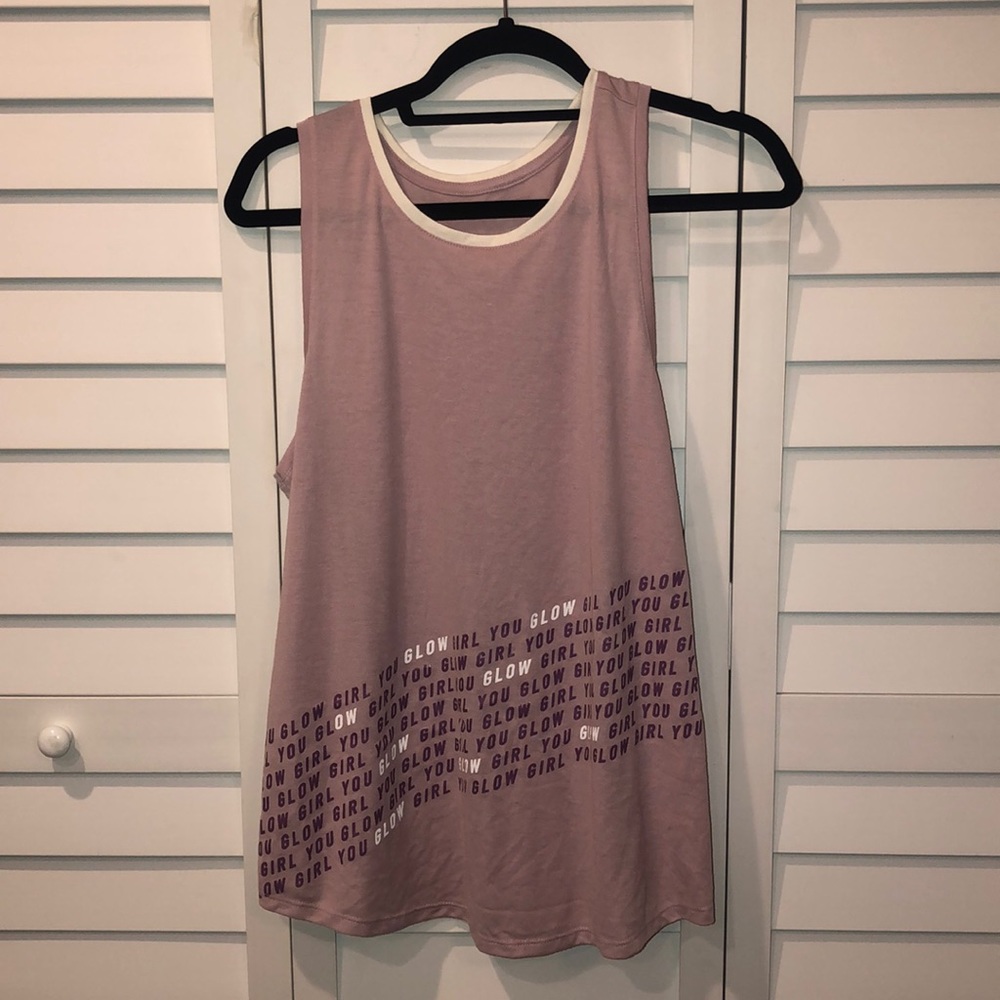 Oldnavy active pink you glow girl workout tanktop